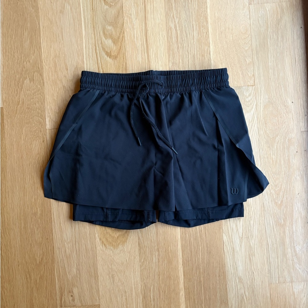 Wilson Black Tennis Skort